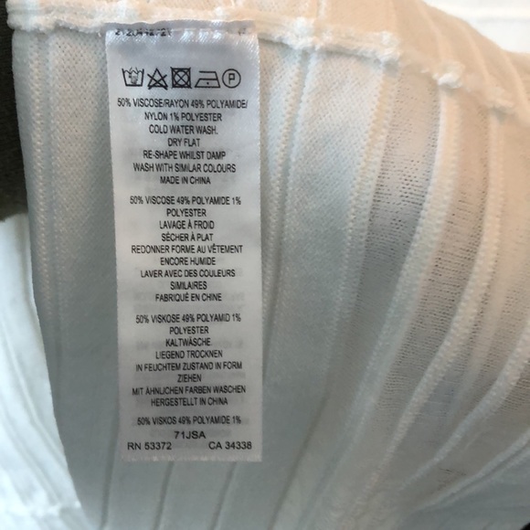 French Connection Tobey White Illusion Party dress - Picture 7 of 10